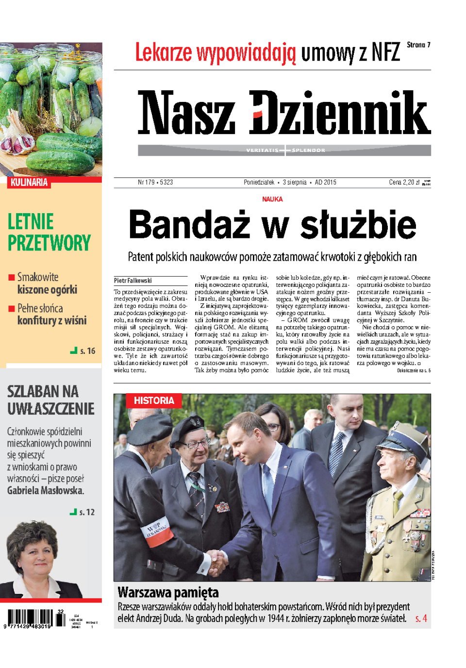 Nasz Dziennik z dnia 03.08.2015 wydanie PDF