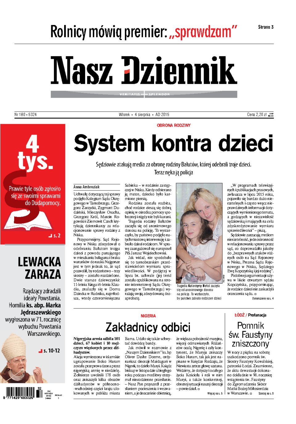 Nasz Dziennik z dnia 04.08.2015 wydanie PDF