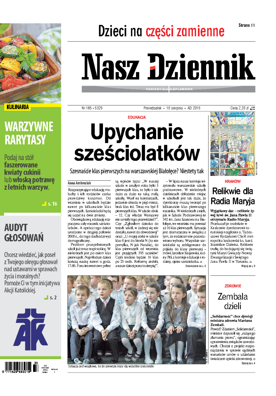 Nasz Dziennik z dnia 10.08.2015 wydanie PDF