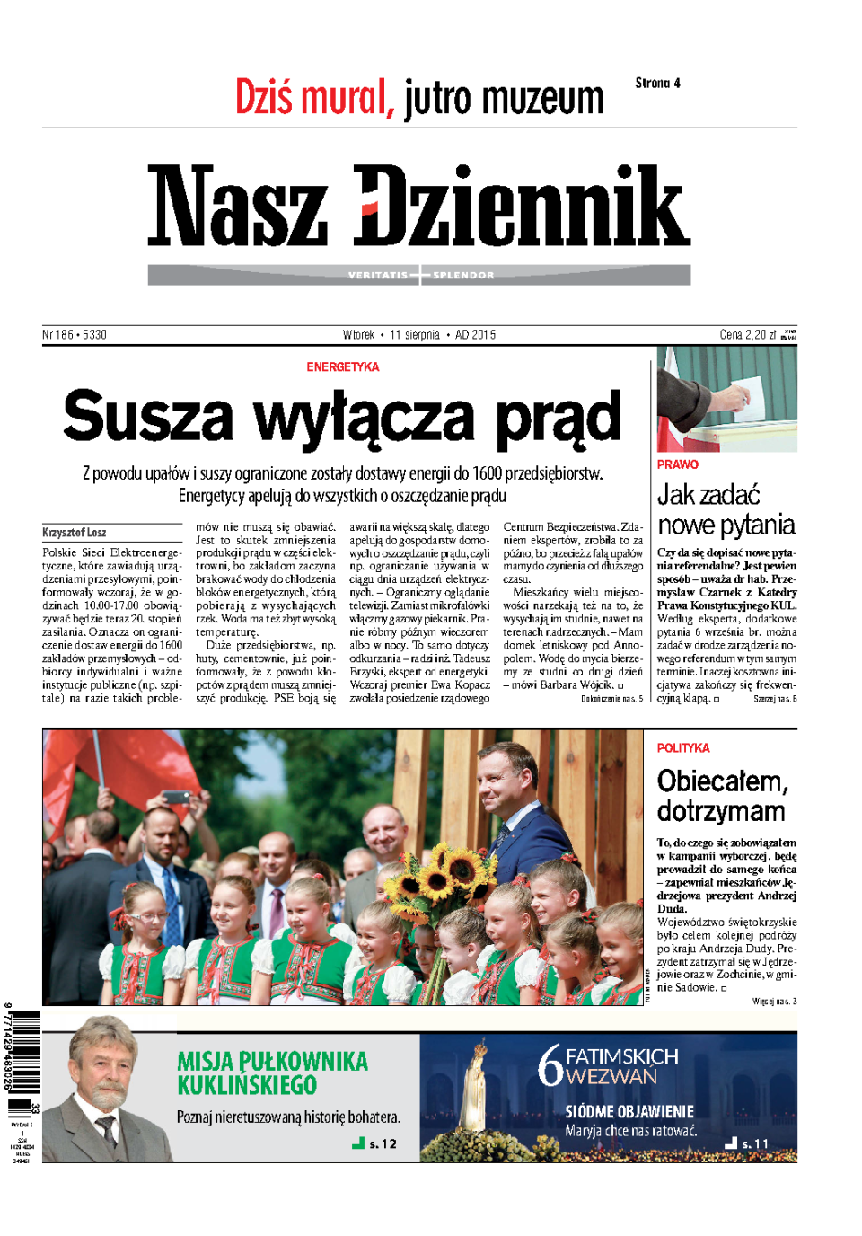 Nasz Dziennik z dnia 11.08.2015 wydanie PDF