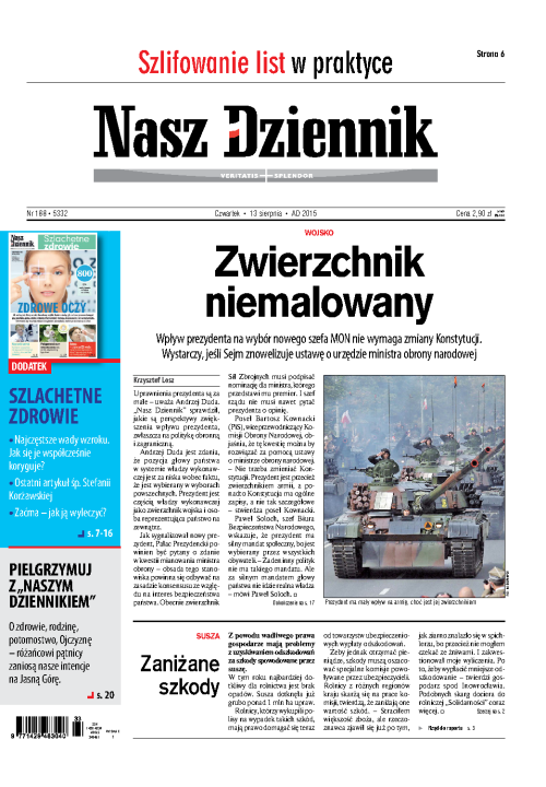Nasz Dziennik z dnia 13.08.2015 wydanie PDF