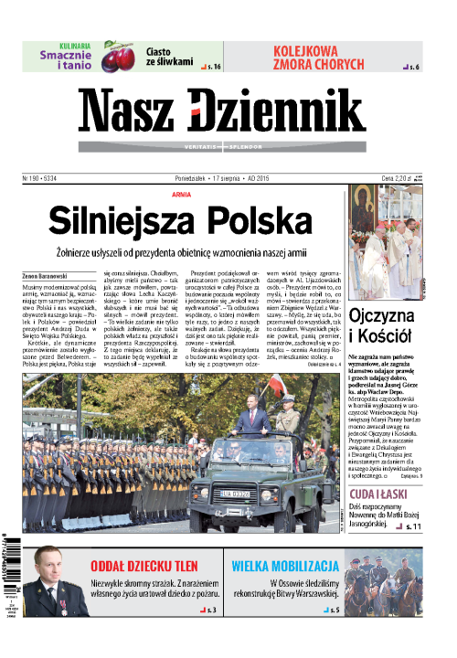 Nasz Dziennik z dnia 17.08.2015 wydanie PDF
