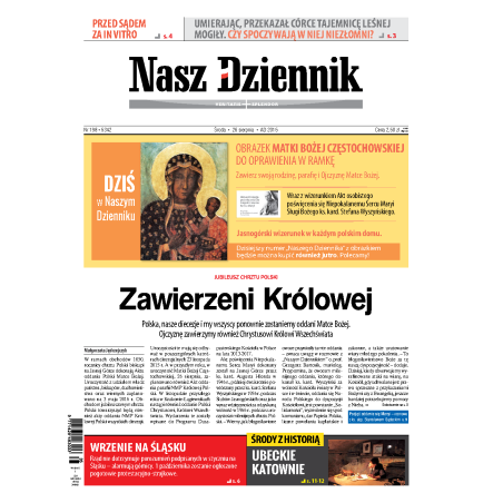 Nasz Dziennik z dnia 26.08.2015 wydanie PDF