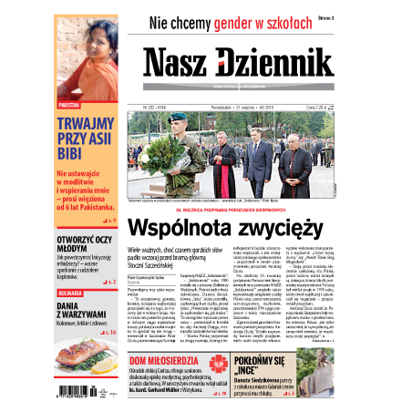 Nasz Dziennik z dnia 31.08.2015 wydanie PDF