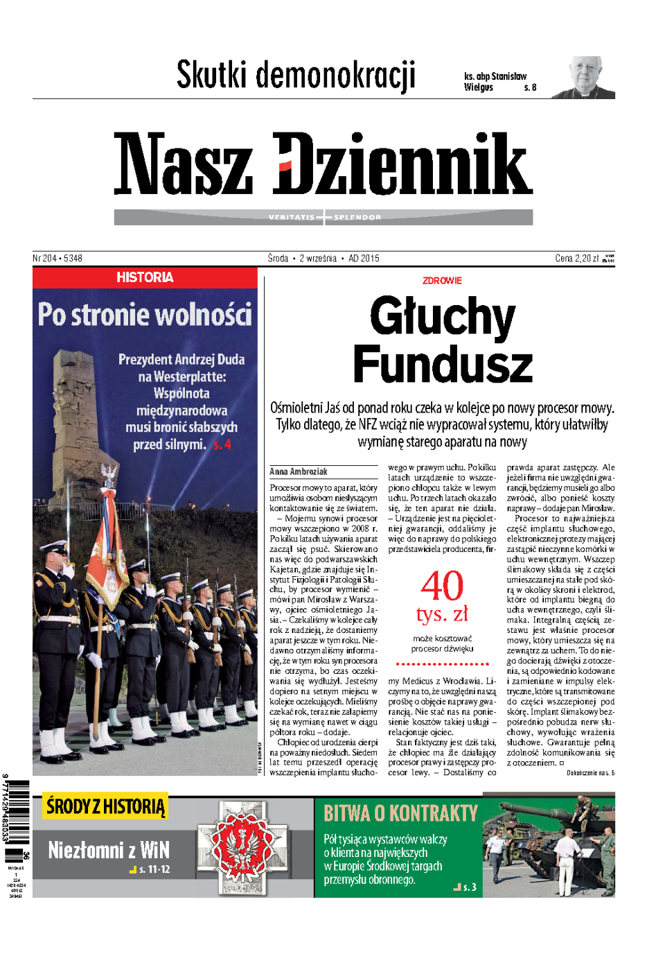 Nasz Dziennik z dnia 02.09.2015 wydanie PDF