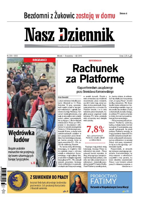 Nasz Dziennik z dnia 08.09.2015 wydanie PDF