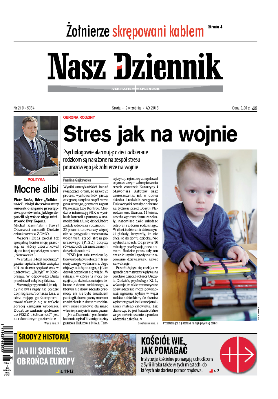 Nasz Dziennik z dnia 09.09.2015 wydanie PDF