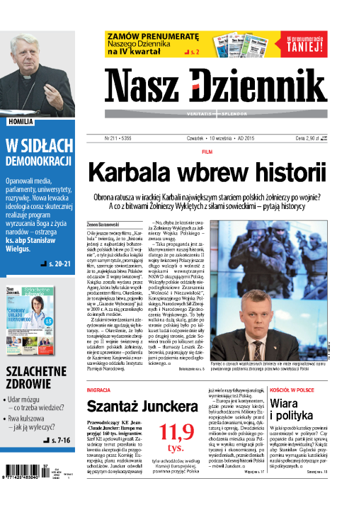 Nasz Dziennik z dnia 10.09.2015 wydanie PDF