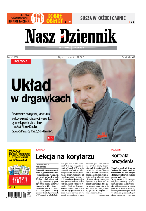 Nasz Dziennik z dnia 11.09.2015 wydanie PDF