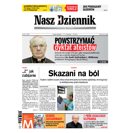 Nasz Dziennik z dnia 12.09.2015 wydanie PDF