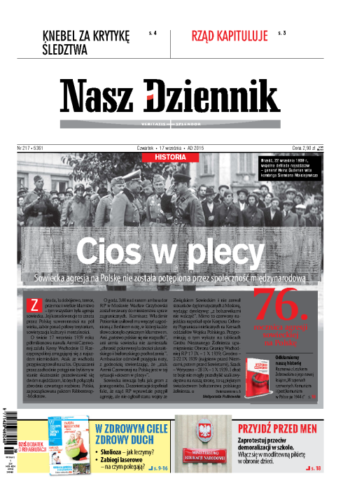 Nasz Dziennik z dnia 17.09.2015 wydanie PDF