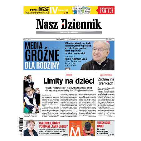 Nasz Dziennik z dnia 19.09.2015 wydanie PDF
