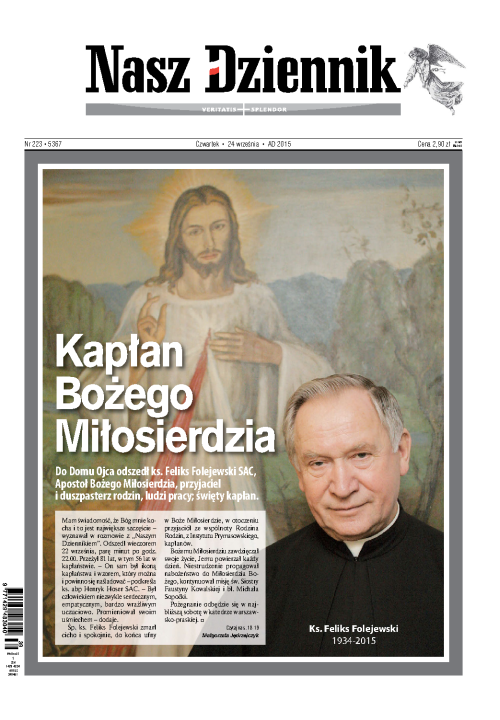 Nasz Dziennik z dnia 24.09.2015 wydanie PDF