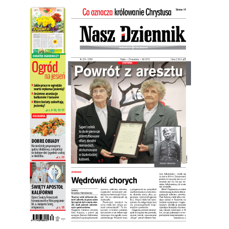 Nasz Dziennik z dnia 25.09.2015 wydanie PDF