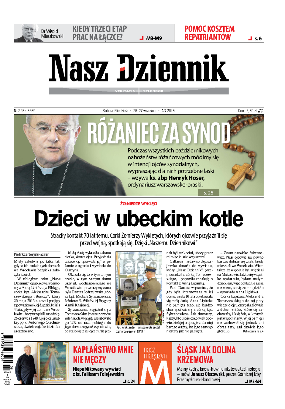 Nasz Dziennik z dnia 26.09.2015 wydanie PDF