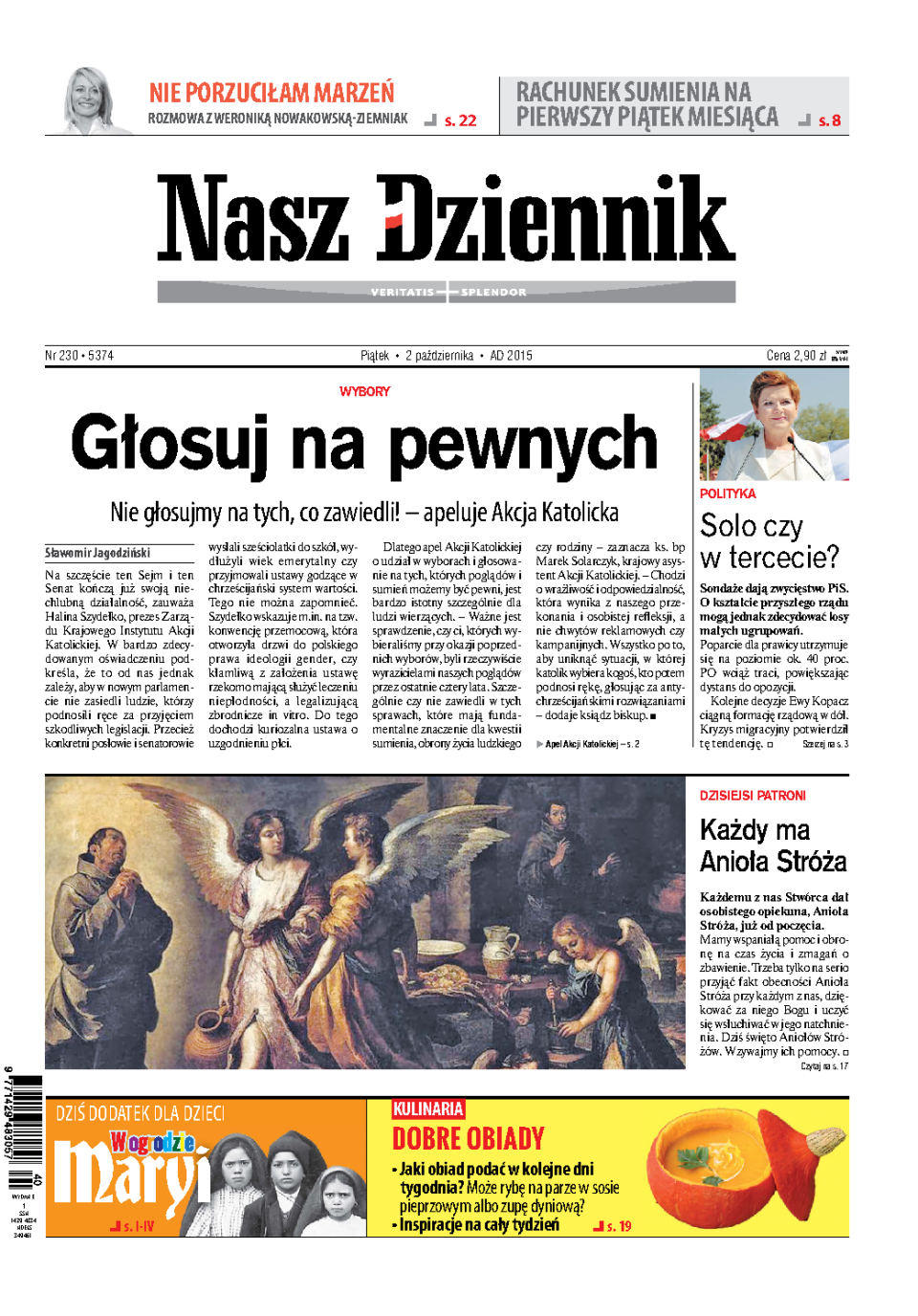 Nasz Dziennik z dnia 02.10.2015 wydanie PDF