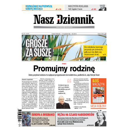 Nasz Dziennik z dnia 03.10.2015 wydanie PDF