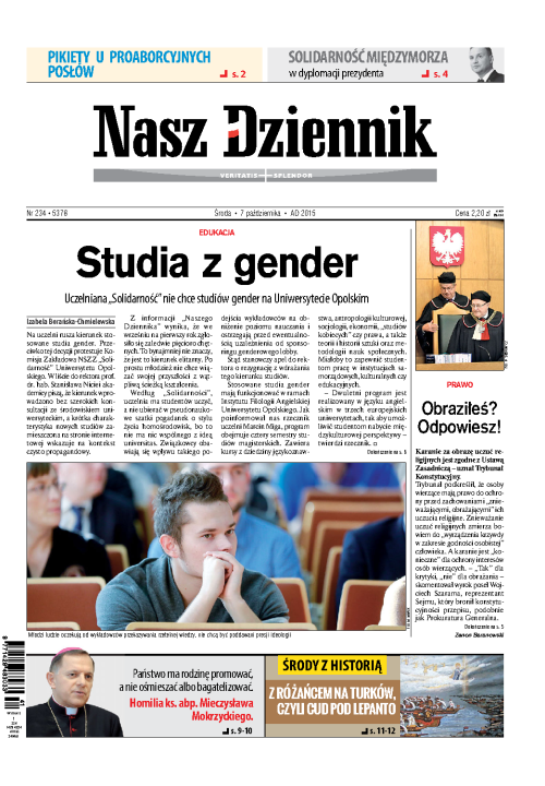 Nasz Dziennik z dnia 07.10.2015 wydanie PDF