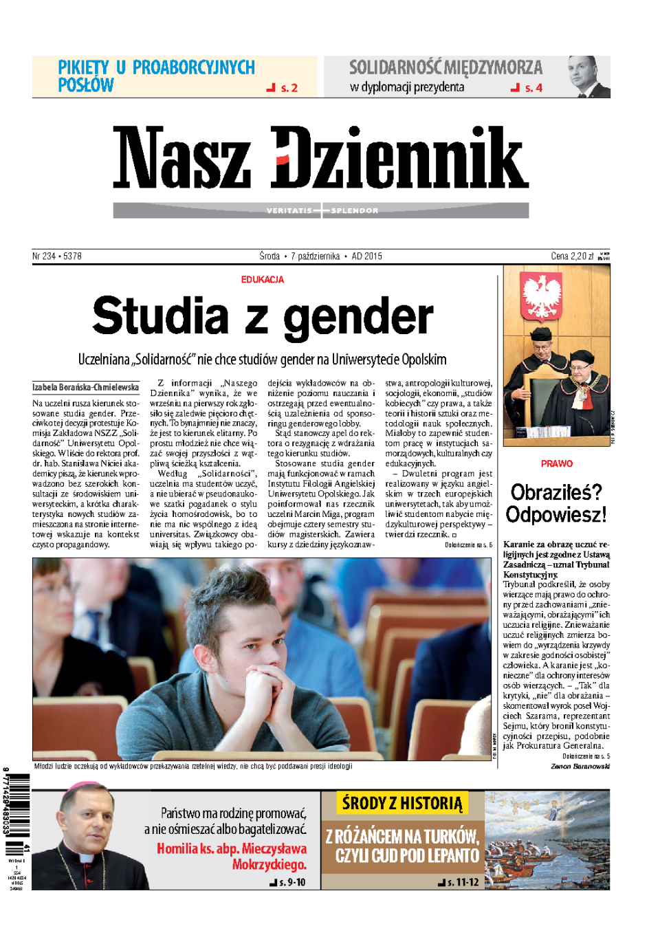 Nasz Dziennik z dnia 07.10.2015 wydanie PDF