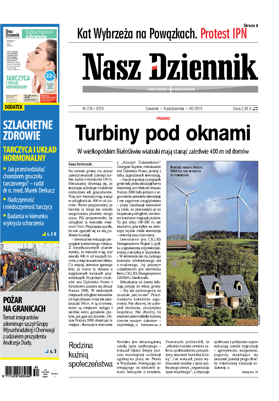 Nasz Dziennik z dnia 08.10.2015 wydanie PDF