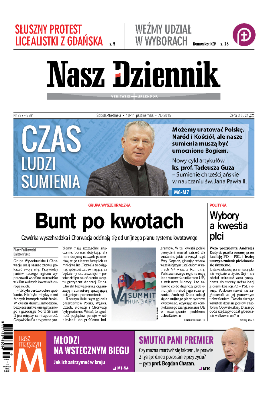 Nasz Dziennik z dnia 10.10.2015 wydanie PDF