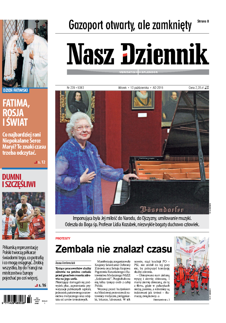 Nasz Dziennik z dnia 13.10.2015 wydanie PDF