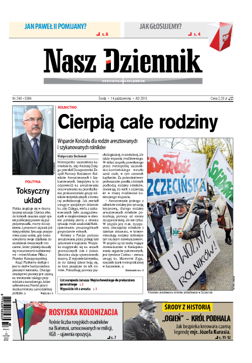 Nasz Dziennik z dnia 14.10.2015 wydanie PDF