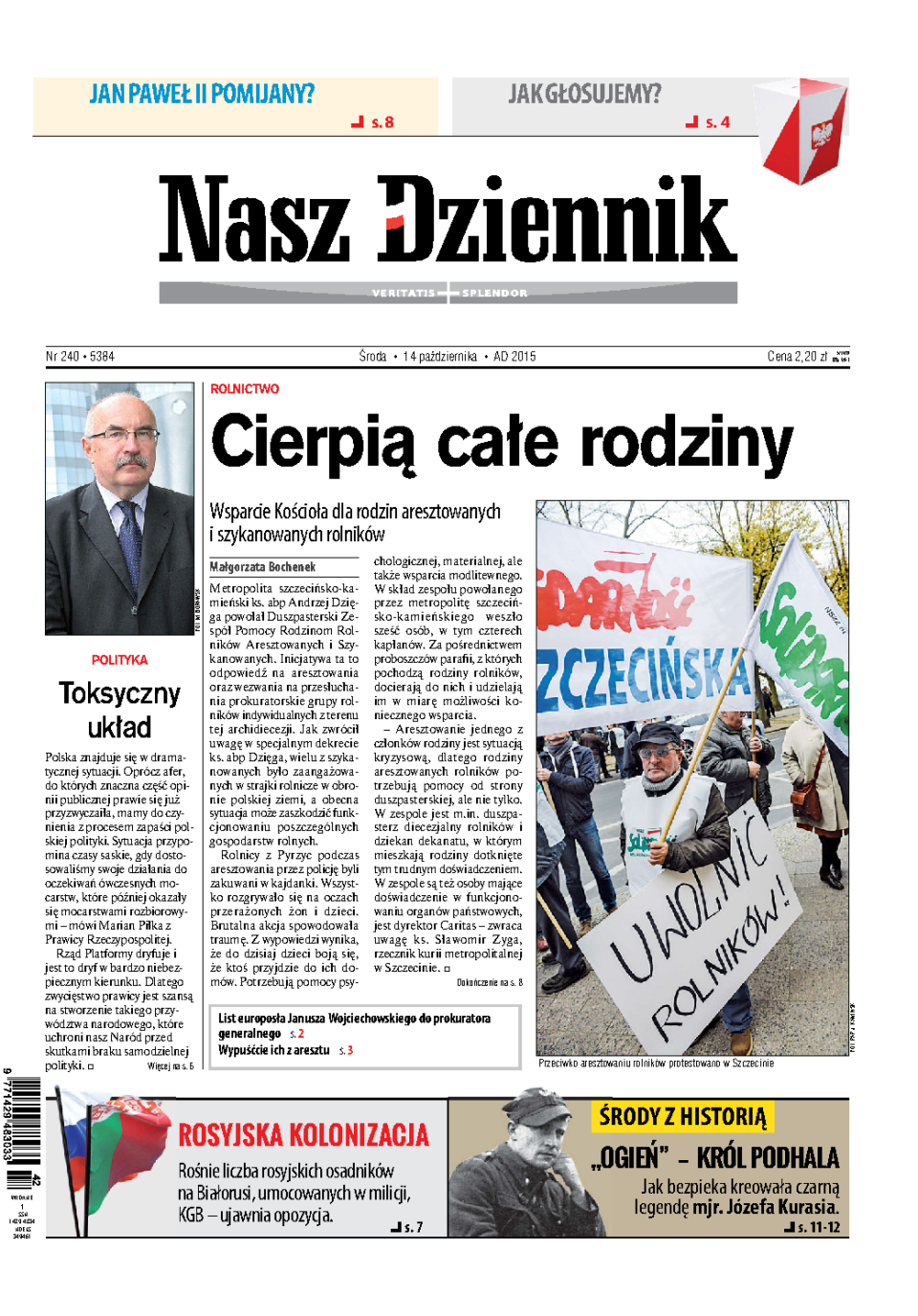 Nasz Dziennik z dnia 14.10.2015 wydanie PDF