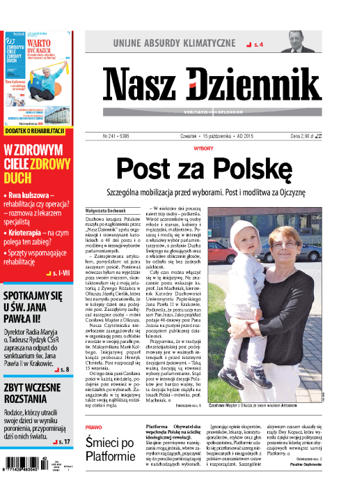 Nasz Dziennik z dnia 15.10.2015 wydanie PDF