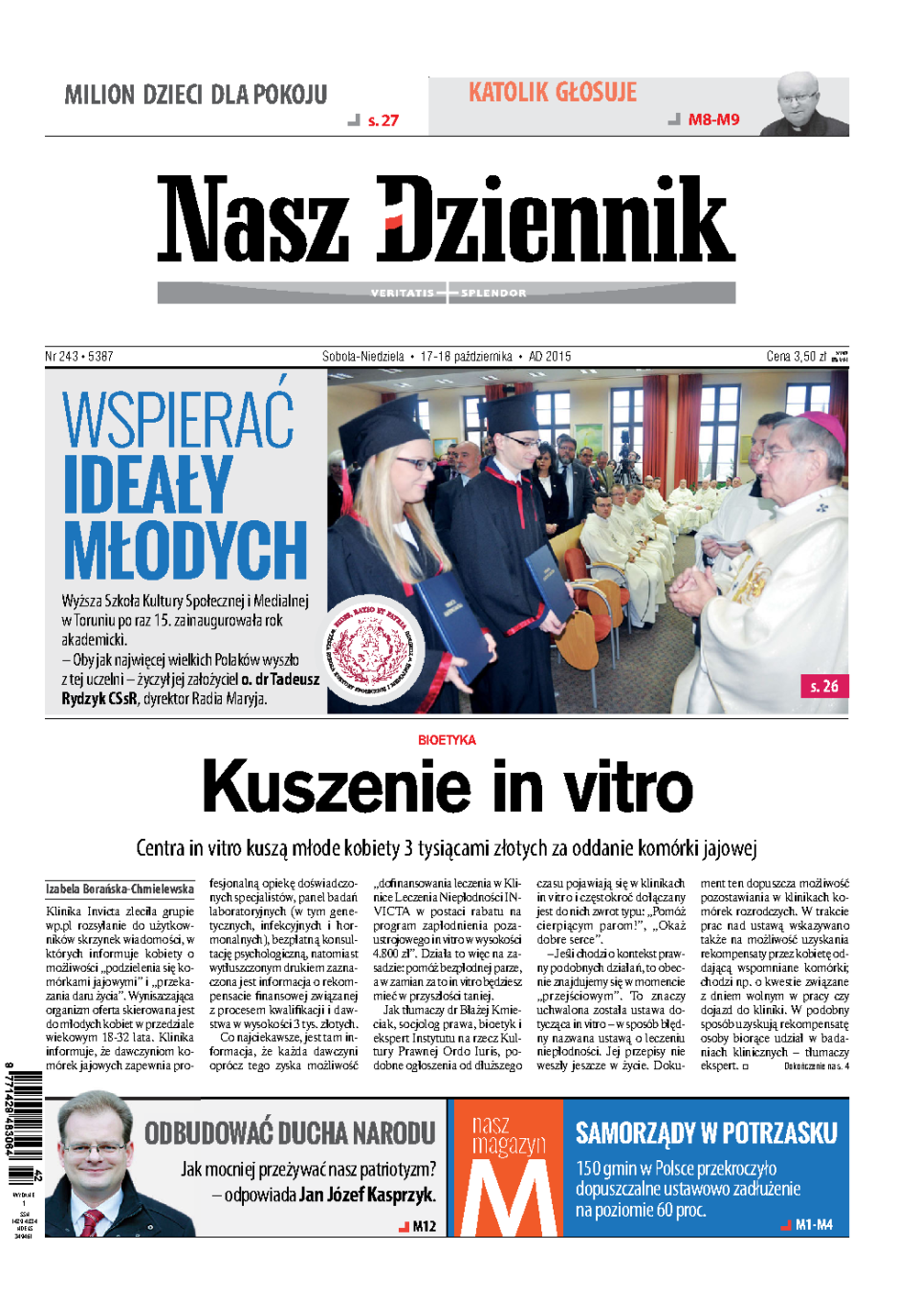 Nasz Dziennik z dnia 17.10.2015 wydanie PDF