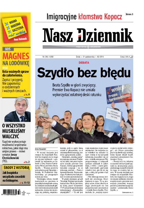 Nasz Dziennik z dnia 21.10.2015 wydanie PDF