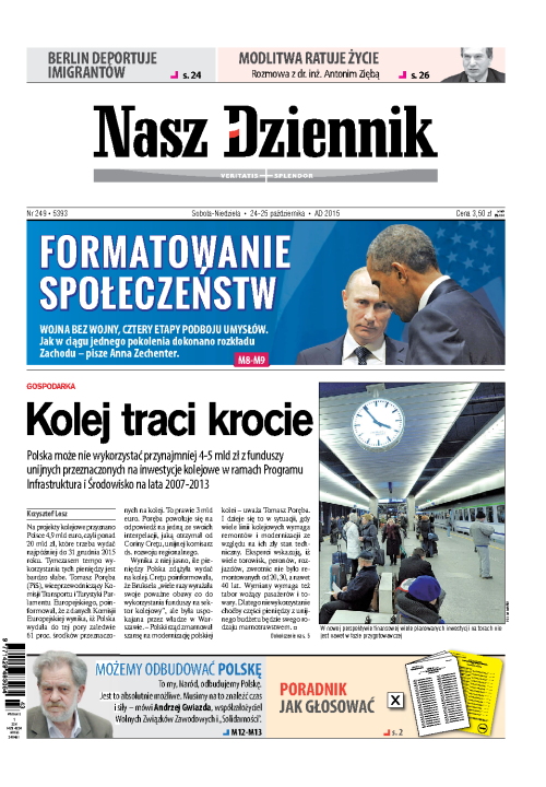 Nasz Dziennik z dnia 24.10.2015 wydanie PDF