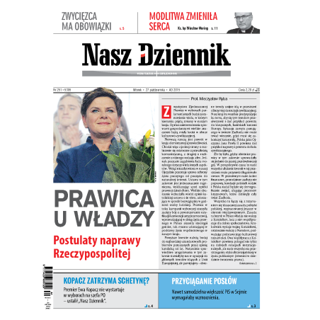 Nasz Dziennik z dnia 27.10.2015 wydanie PDF