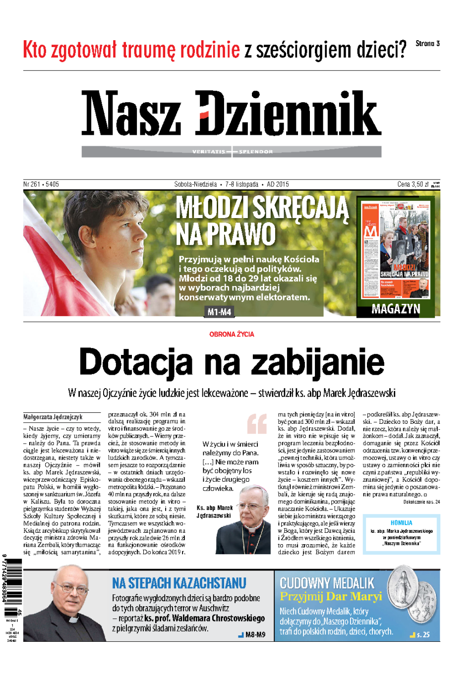 Nasz Dziennik z dnia 07.11.2015 wydanie PDF