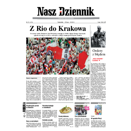 Nasz Dziennik z dnia 29.07.2013 wydanie PDF
