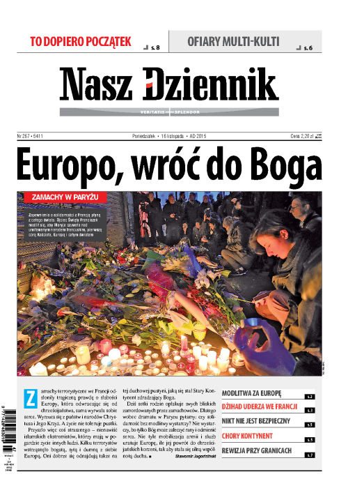 Nasz Dziennik z dnia 16.11.2015 wydanie PDF