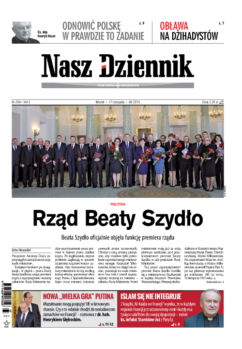Nasz Dziennik z dnia 17.11.2015 wydanie PDF