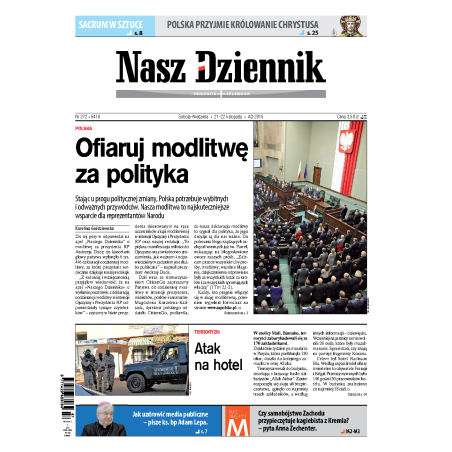 Nasz Dziennik z dnia 21.11.2015 wydanie PDF