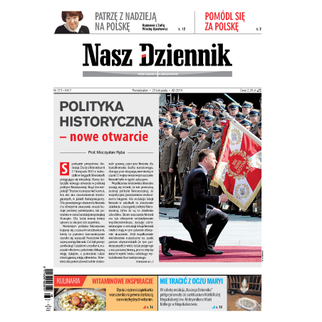 Nasz Dziennik z dnia 23.11.2015 wydanie PDF