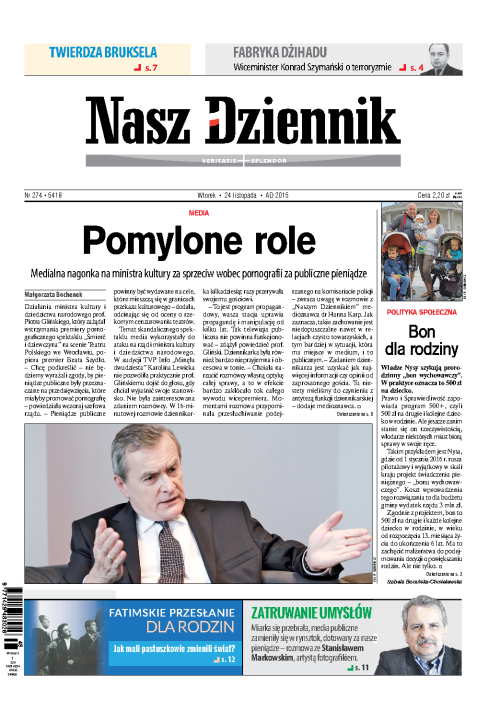 Nasz Dziennik z dnia 24.11.2015 wydanie PDF
