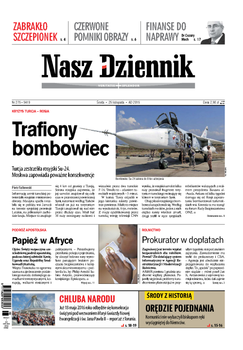 Nasz Dziennik z dnia 25.11.2015 wydanie PDF