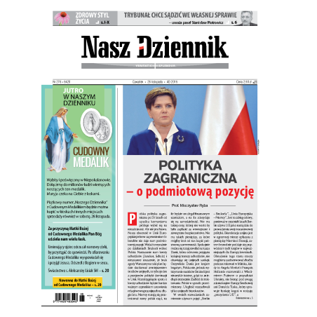 Nasz Dziennik z dnia 26.11.2015 wydanie PDF