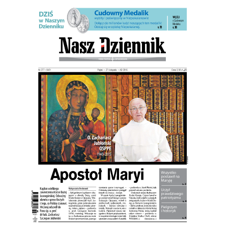 Nasz Dziennik z dnia 27.11.2015 wydanie PDF