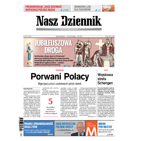 Nasz Dziennik z dnia 28.11.2015 wydanie PDF