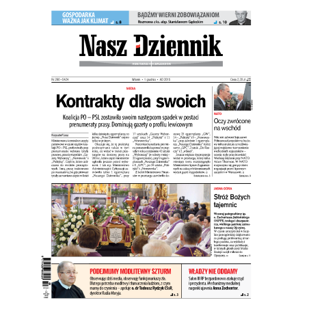 Nasz Dziennik z dnia 01.12.2015 wydanie PDF