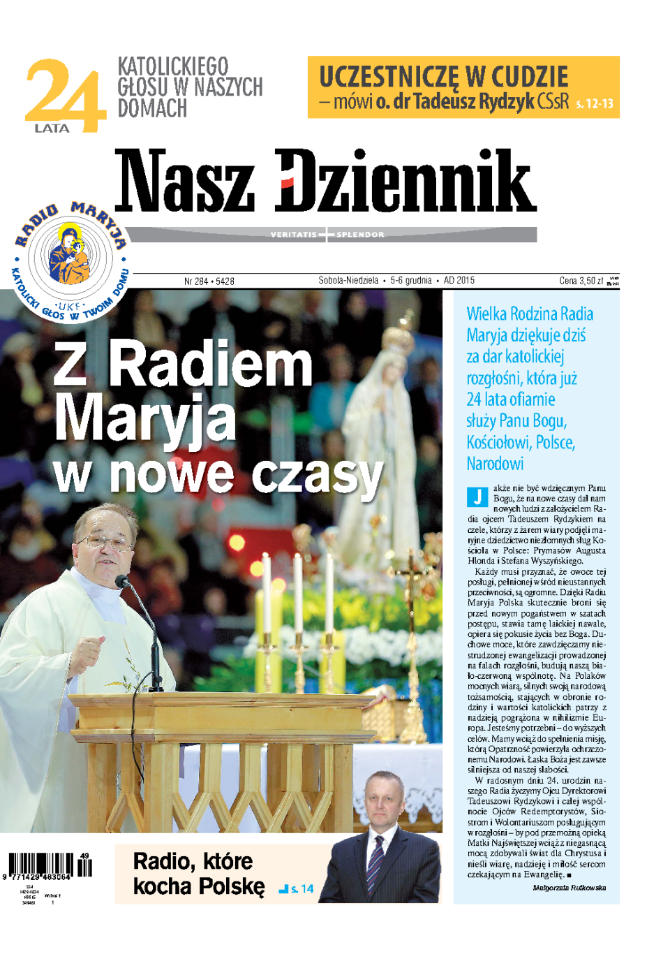 Nasz Dziennik z dnia 05.12.2015 wydanie PDF