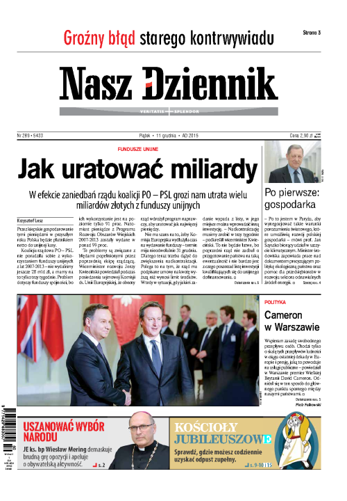 Nasz Dziennik z dnia 11.12.2015 wydanie PDF