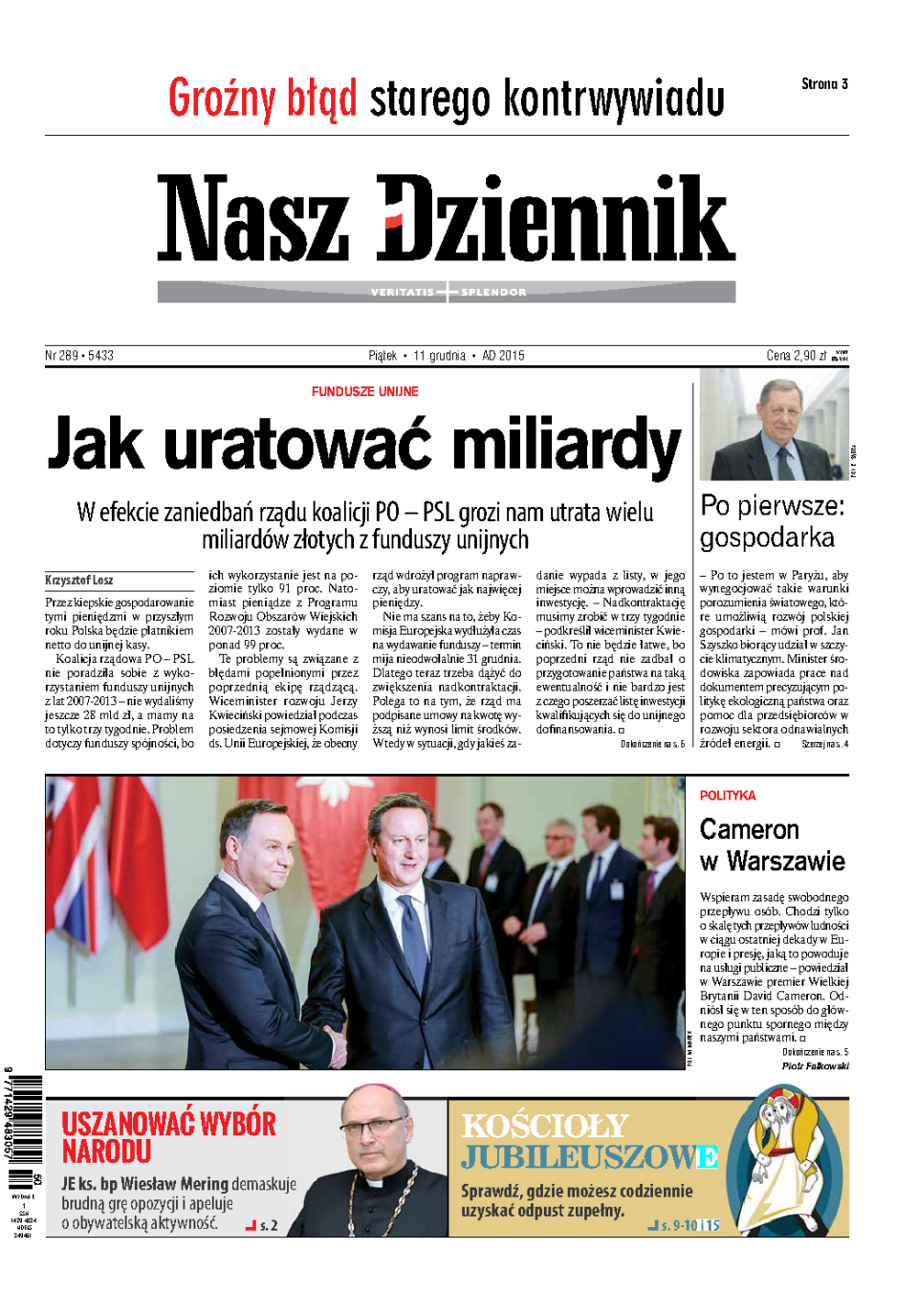 Nasz Dziennik z dnia 11.12.2015 wydanie PDF